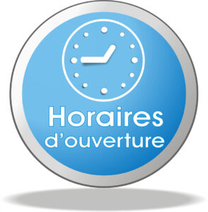 Horloge illustrant les horaires d'ouverture d'EMPAB pour le massage californien