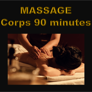 Massage complet du corps de 90 minutes avec réalignement énergétique chez EMPAB, pour une détente profonde et un équilibre global