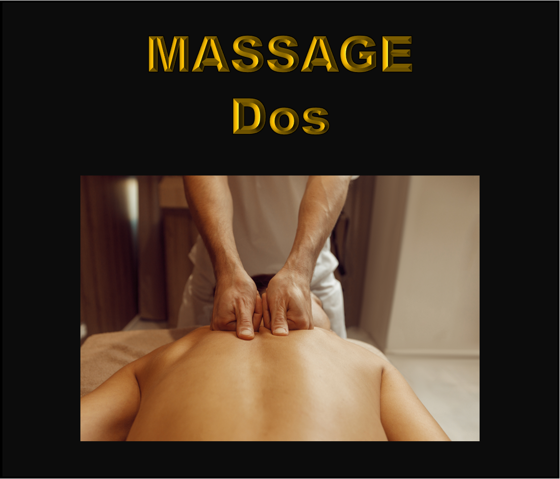 Massage professionnel du dos par un praticien EMPAB, soulageant les tensions musculaires et favorisant la détente