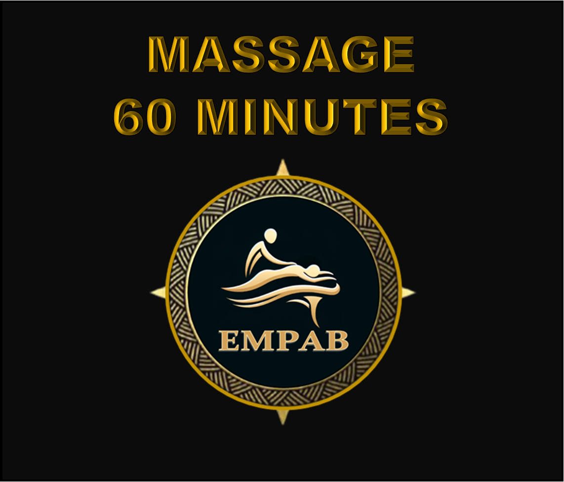 Massage 60 minutes EMPAB – Une séance équilibrée pour détente, circulation optimale et bien-être complet.